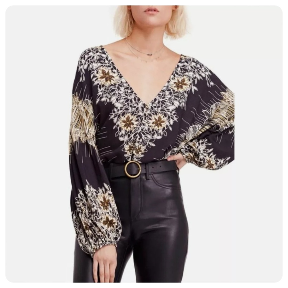 Free People Birds of a Feather shirt
